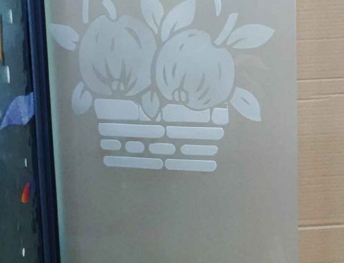 Cristallo satinato per porta