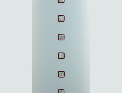 Cristallo satinato per porta con murrine