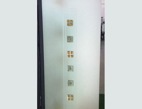 Vetro per porta in cristallo satinato